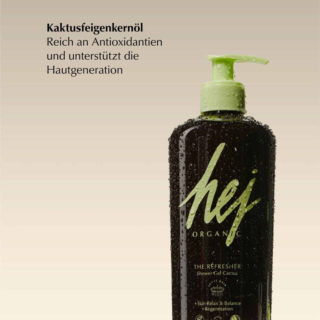 HEJ ORGANIC Cactus The Refresher Shower Gel - 500 ml