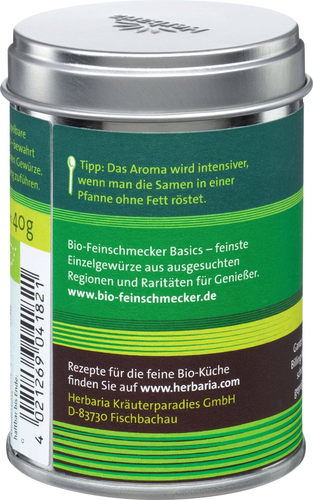 Herbaria Koriander ganz bio - 40 g