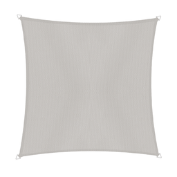 Windhager Sonnensegel SunSail CANNES Quadrat 3x3m - cream-grau