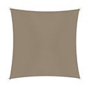 Windhager Sonnensegel SunSail CANNES Quadrat 3x3m - taupe