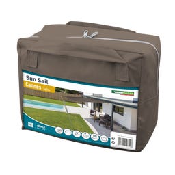 Windhager Sonnensegel SunSail CANNES Quadrat 3x3m - taupe