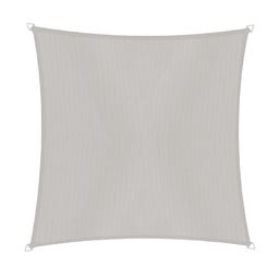 Windhager Sonnensegel SunSail CANNES Quadrat 4x4m - cream-grau