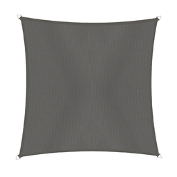 Windhager Sonnensegel SunSail CANNES Quadrat 4x4m - anthrazit