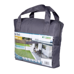 Windhager Sonnensegel SunSail CANNES Quadrat 4x4m - anthrazit