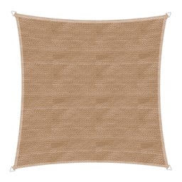 Windhager Sonnensegel CAPRI Quadrat 5x5m - schilf