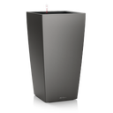Lechuza Pflanzgefäß CUBICO Premium 22 - Anthrazit metallic