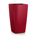 Lechuza Pflanzgefäß CUBICO Premium 30 - Scarlet Rot hochglanz