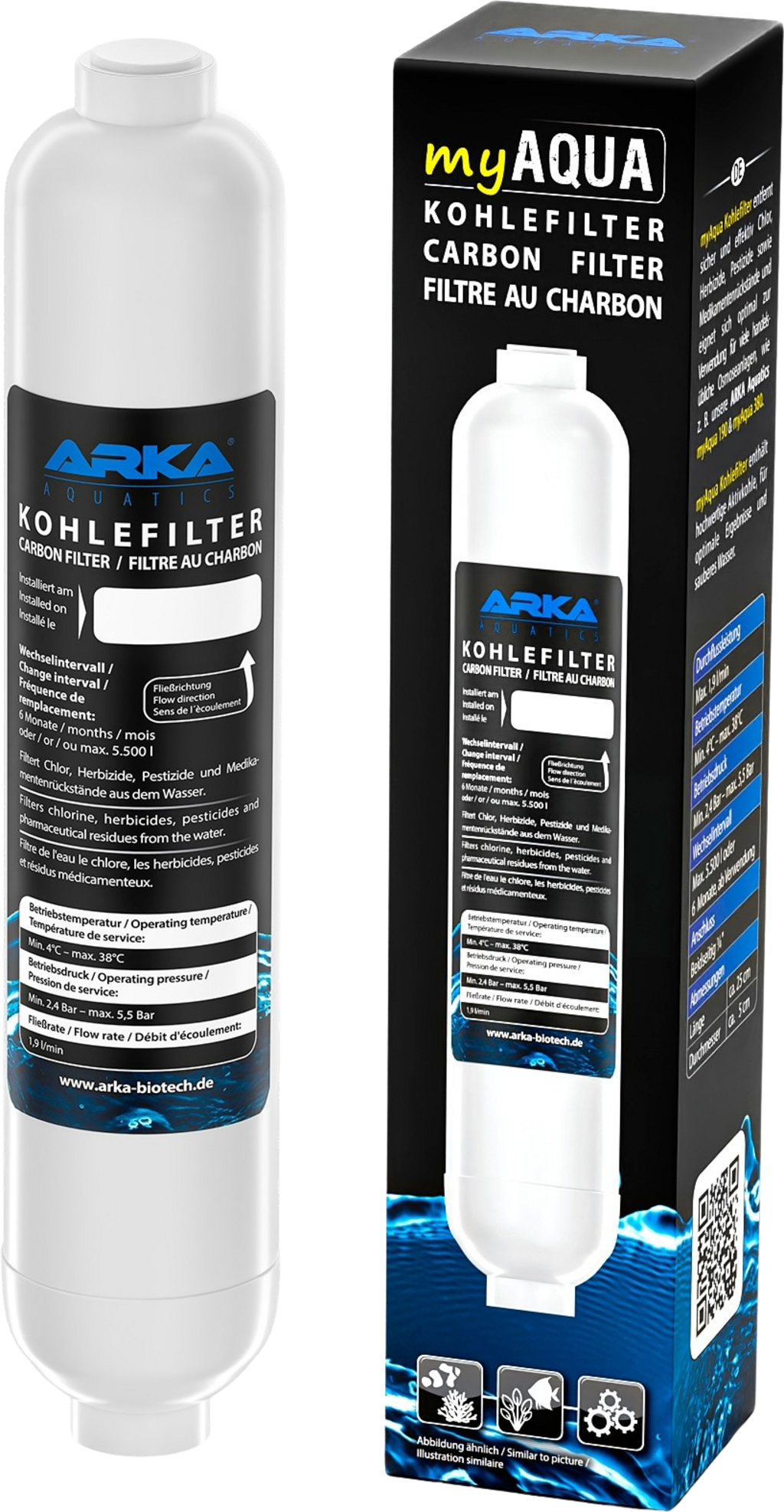 myAqua 190/380 Kohlefilter