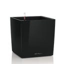 Lechuza Pflanzgefäß CUBE Premium 40 - Schwarz Hochglanz