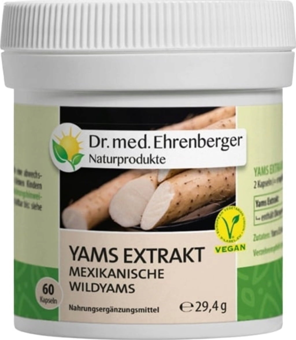 Yams Wurzelextrakt Kapseln, 60 Kapseln