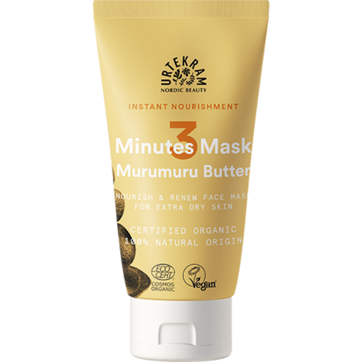 URTEKRAM Nordic Beauty 3 Minutes Mask Murumuru Butter - 75 ml