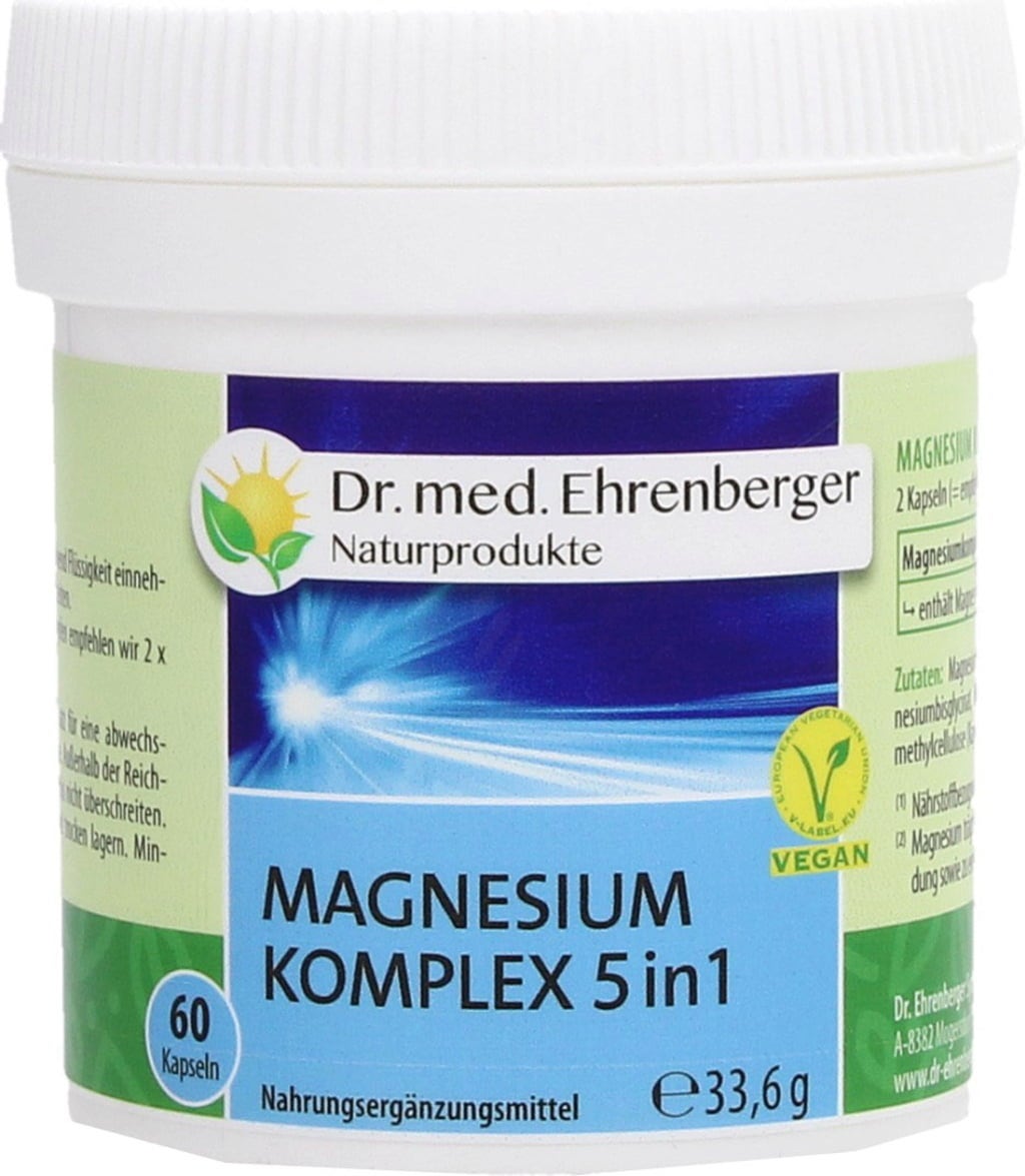 Dr. Ehrenberger Magnesium Komplex 5 in 1 - 60 Kapseln
