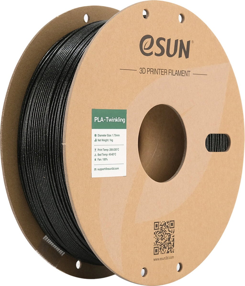 eSUN PLA-Twinkling Black - 1,75 mm / 1000 g