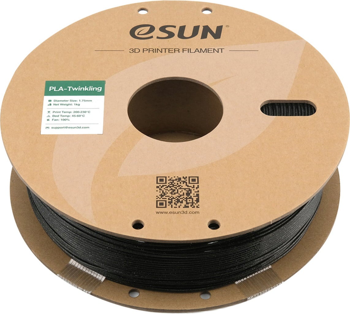 eSUN PLA-Twinkling Black - 1,75 mm / 1000 g