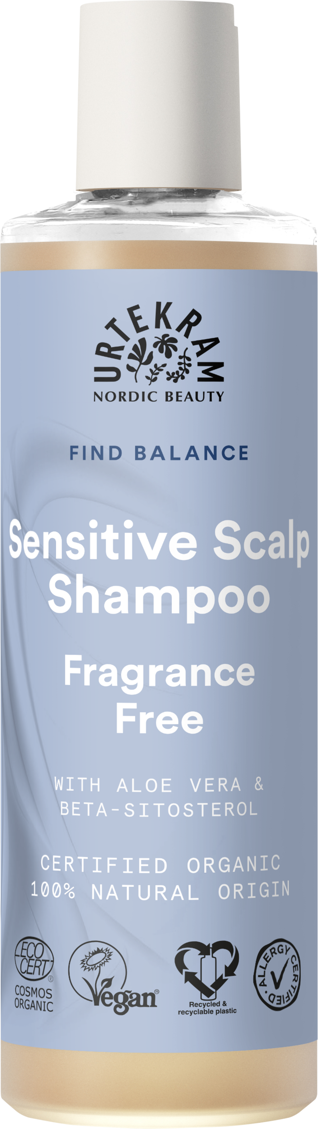 Fragrance Free Sensitive Scalp Shampoo, 250 ml