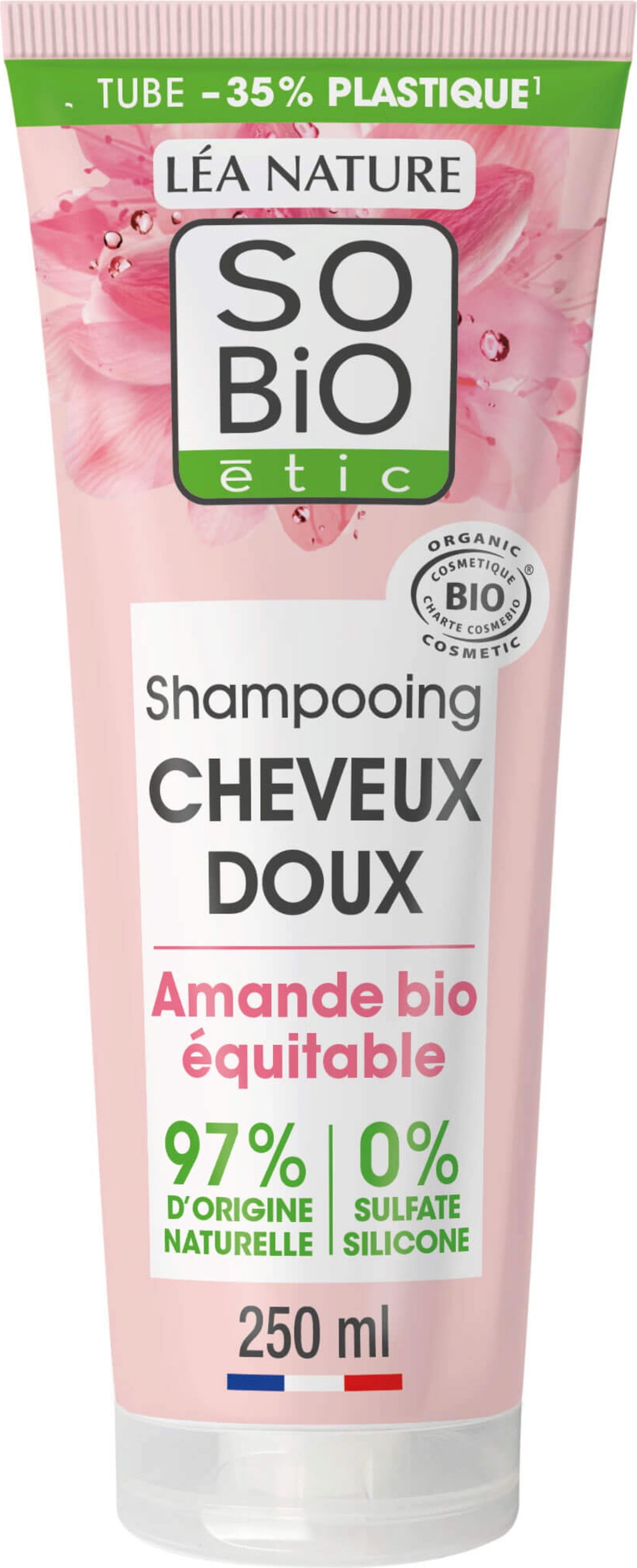 SO'Bio étic Shampoo mit Mandelmilch & Reisproteinen - 250 ml