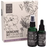 Organic Skincare Set For Impure & Combination Skin