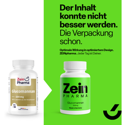 ZeinPharma® Glucomannan 500 mg - 90 Kapseln