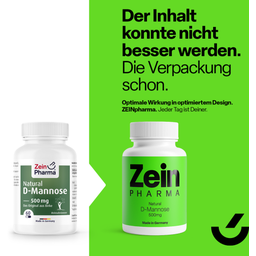 ZeinPharma® Natural D-Mannose 500 mg - 60 Kapseln