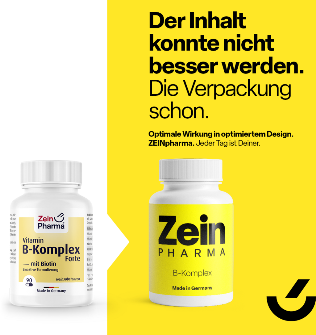 ZeinPharma® Vitamin B-Komplex Forte - 90 Kapseln