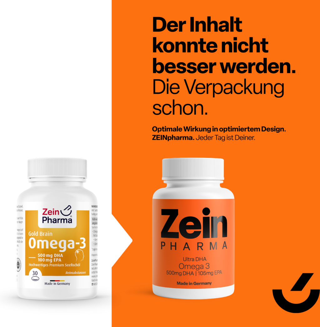 ZeinPharma® Ultra DHA Omega-3 - 30 Kapseln