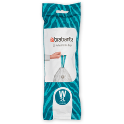 PerfectFit Müllbeutel für Bo Touch Bin - Rollenverpackung - 5L (W) - 20 Stück