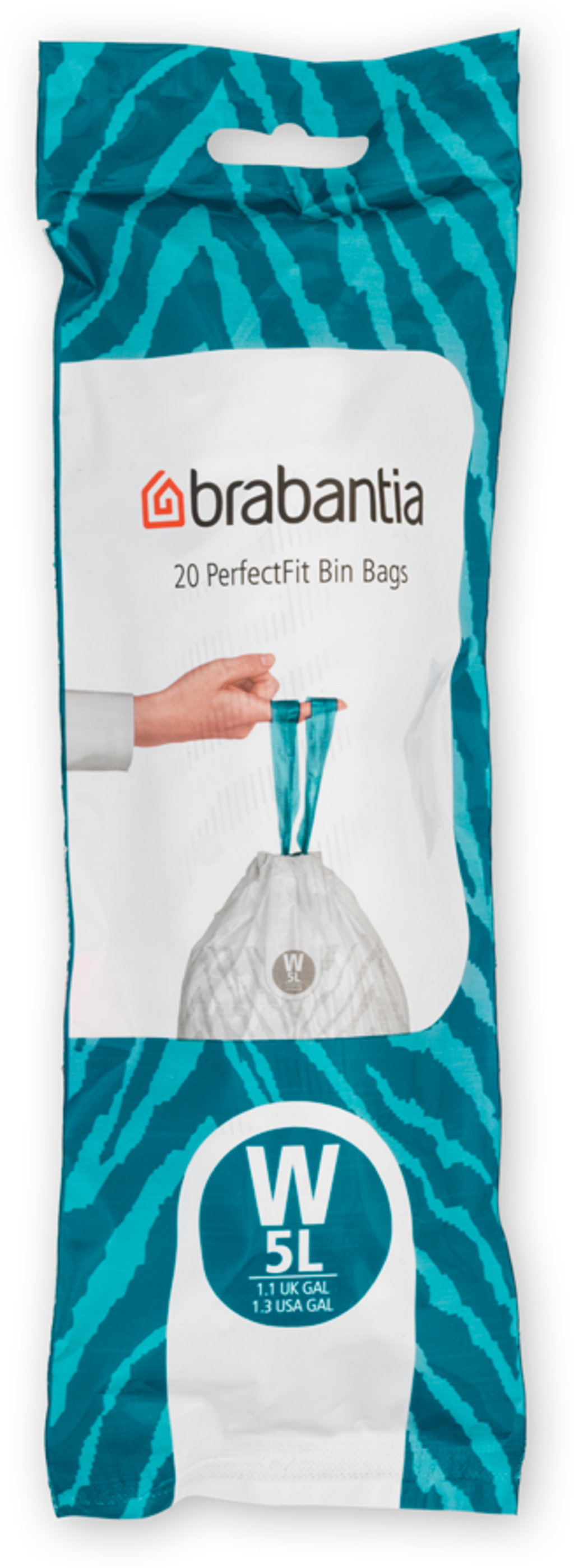 PerfectFit Müllbeutel für Bo Touch Bin - Rollenverpackung - 5L (W) - 20 Stück