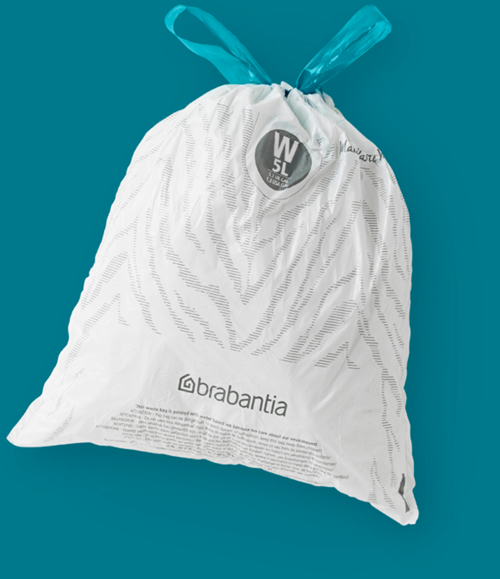 PerfectFit Müllbeutel für Bo Touch Bin - Rollenverpackung - 5L (W) - 20 Stück