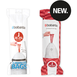 PerfectFit Müllbeutel für Bo Touch Bin - Rollenverpackung - 20-25L (J) - 20 Stück