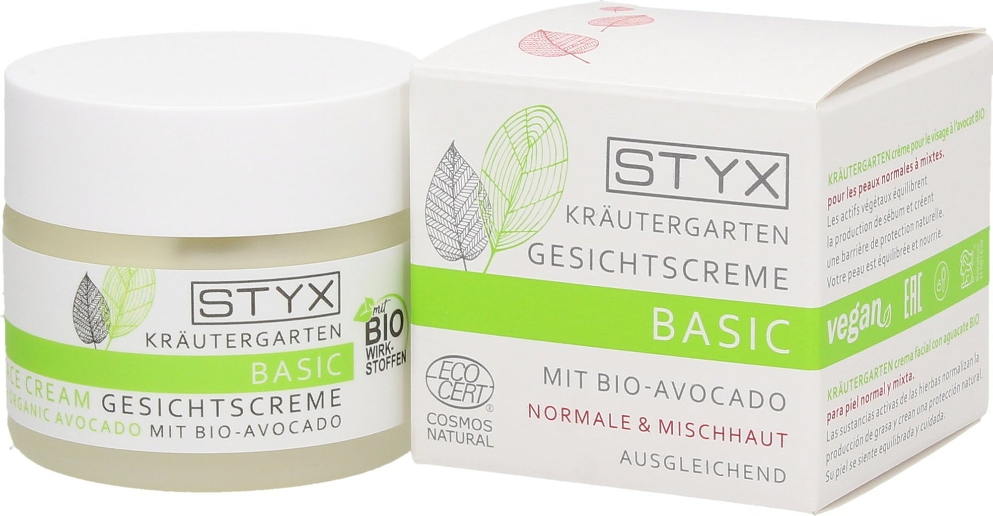 Kräutergarten Gesichtscreme mit Bio-Avocado, 50 ml