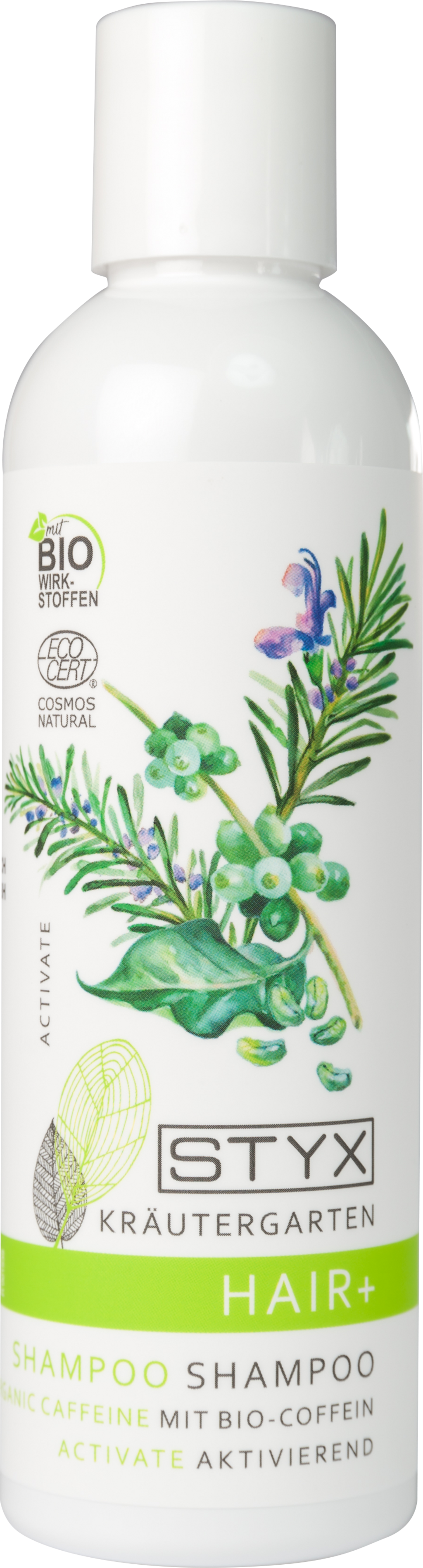 Kräutergarten Shampoo mit Bio-Coffein, 200 ml