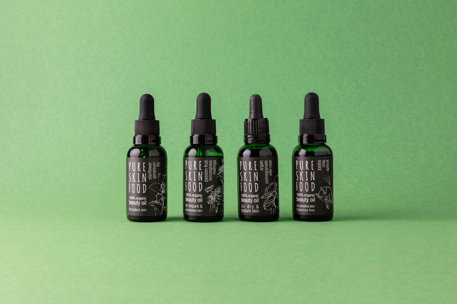 Organic Beauty Oil Starflower, Geranium & Lily