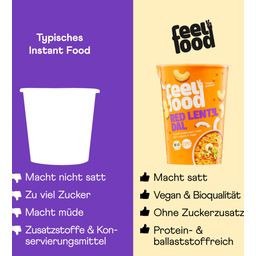 Feel Food BIO Instant Lunch - Red Lentil Dal - 85 g