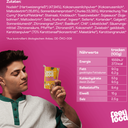 Feel Food BIO Instant Lunch - Yellow Thai Curry - 85 g