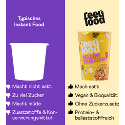 Feel Food BIO Instant Lunch - Yellow Thai Curry - 85 g