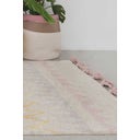 Baumwoll-Teppich Azteca Natural Vintage Nude