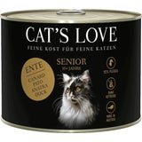 Cat's Love Katzen Nassfutter "Senior Ente"