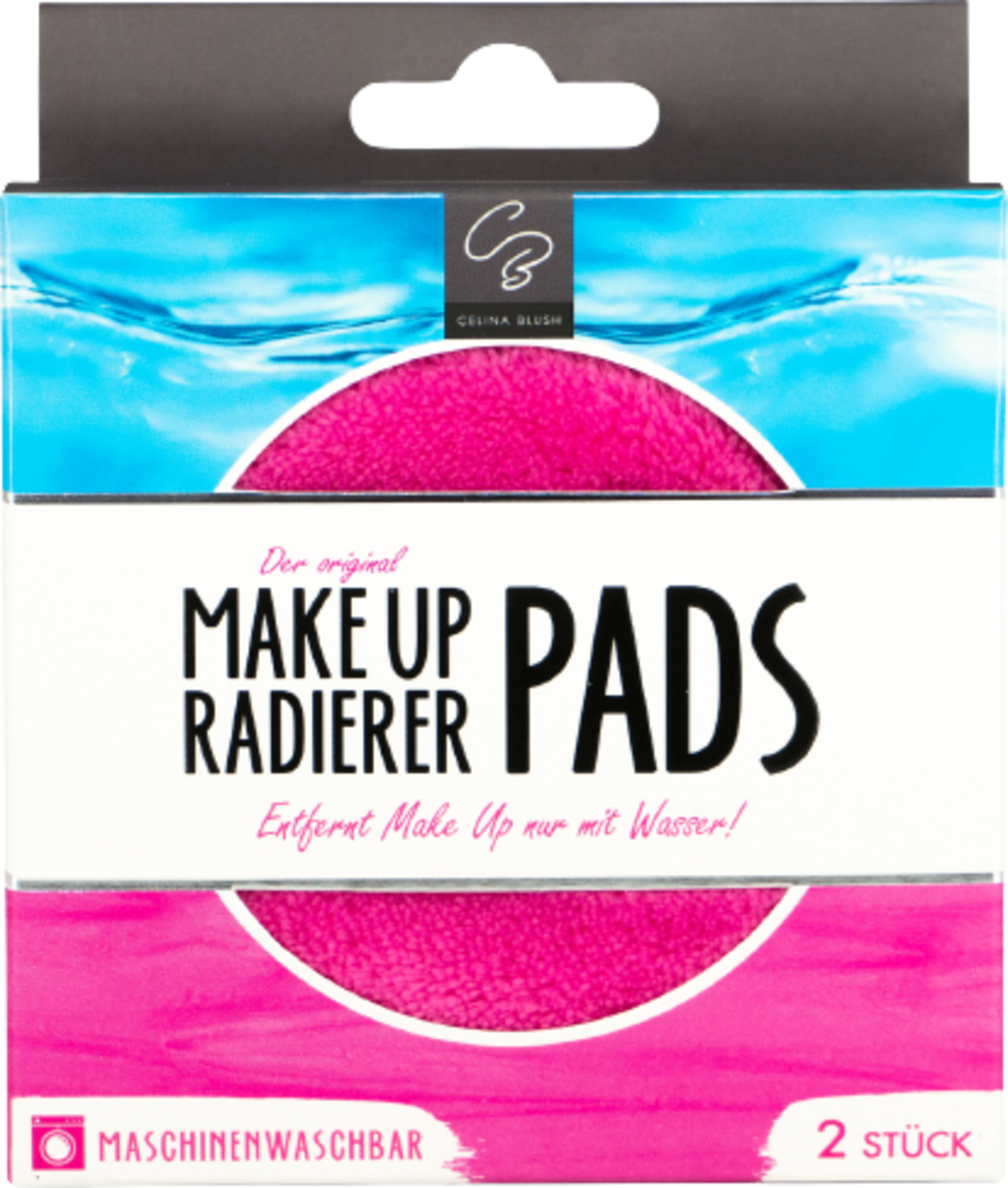 MAKE UP RADIERER Eco-Edition Pads 2er Pack - Pink