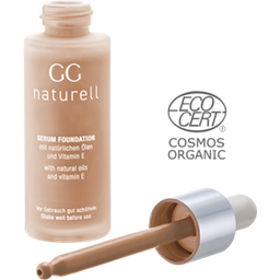 GG naturell Serum-Foundation - 40 Haselnuss