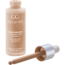 GG naturell Serum-Foundation - 40 Haselnuss