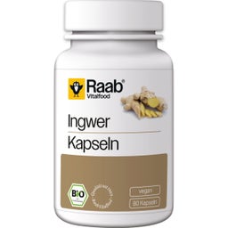 Raab Vitalfood Ingwer Kapseln Bio - 80 Kapseln