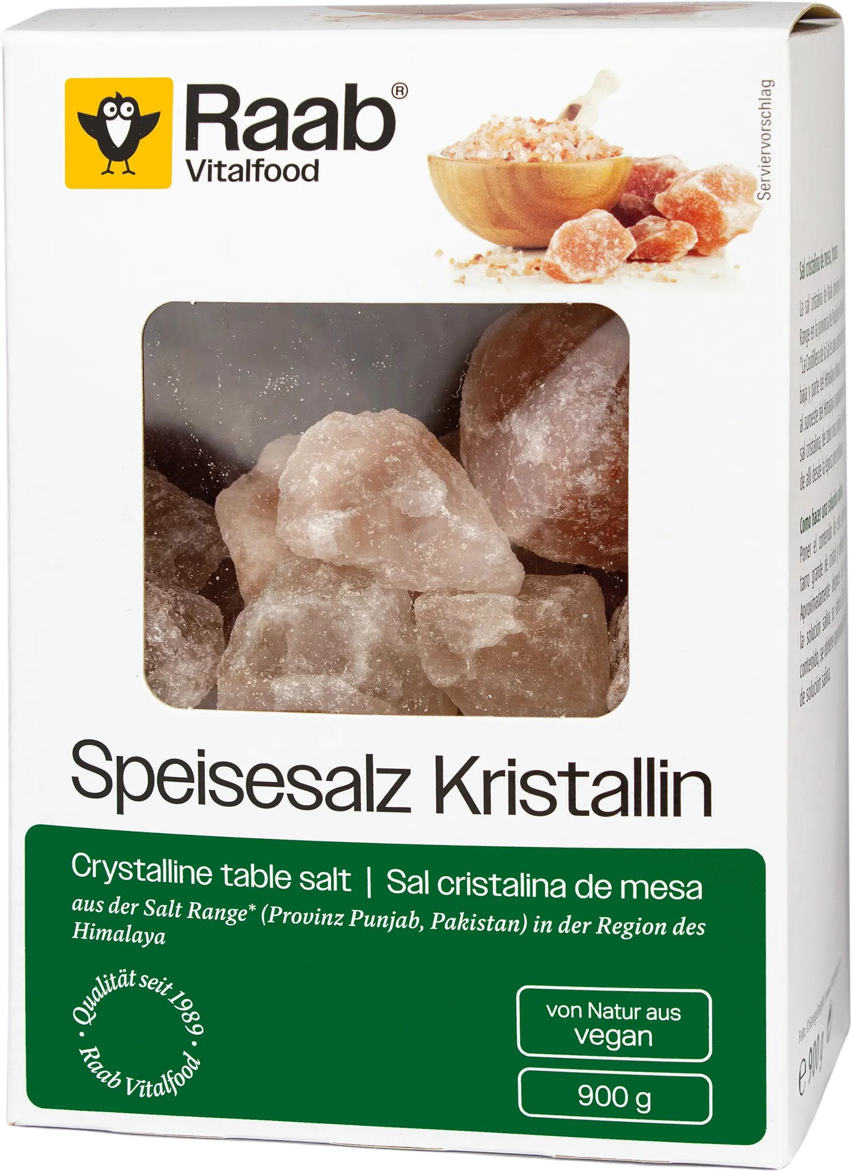 Raab Vitalfood Kristallines Speisesalz Brocken