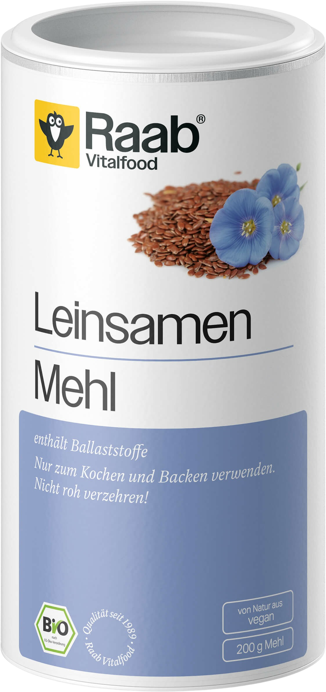 Raab Vitalfood Leinsamen Mehl Bio