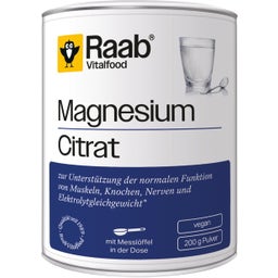 Raab Vitalfood Magnesiumcitrat Pulver - 200 g