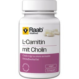 Raab Vitalfood L-Carnitin mit Cholin - 75 Kapseln