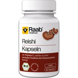 Raab Vitalfood Reishi Bio - 80 Kapseln