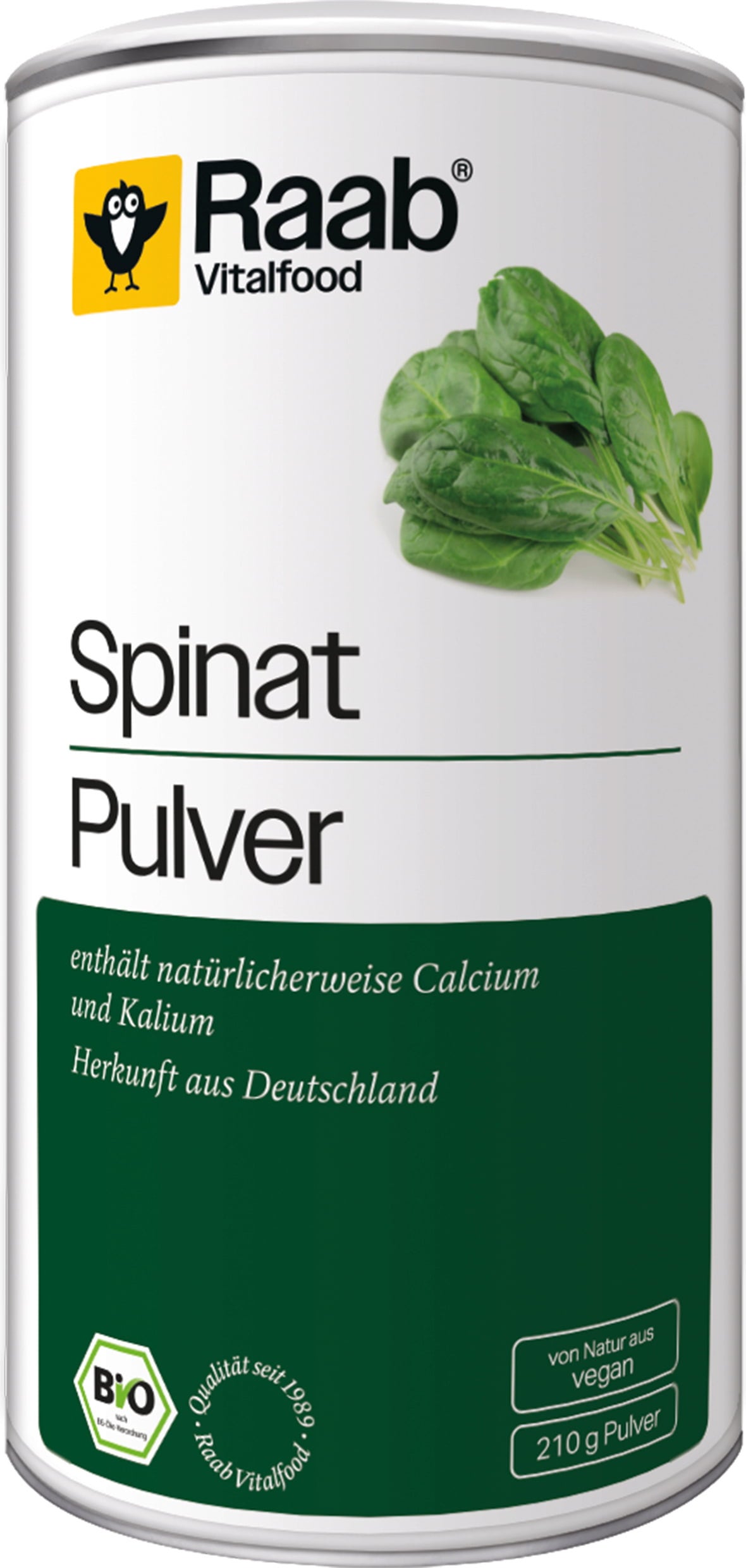 Raab Vitalfood Spinat Pulver Bio