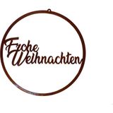 Badeko Schild "Frohe Weihnachten" zum Hängen