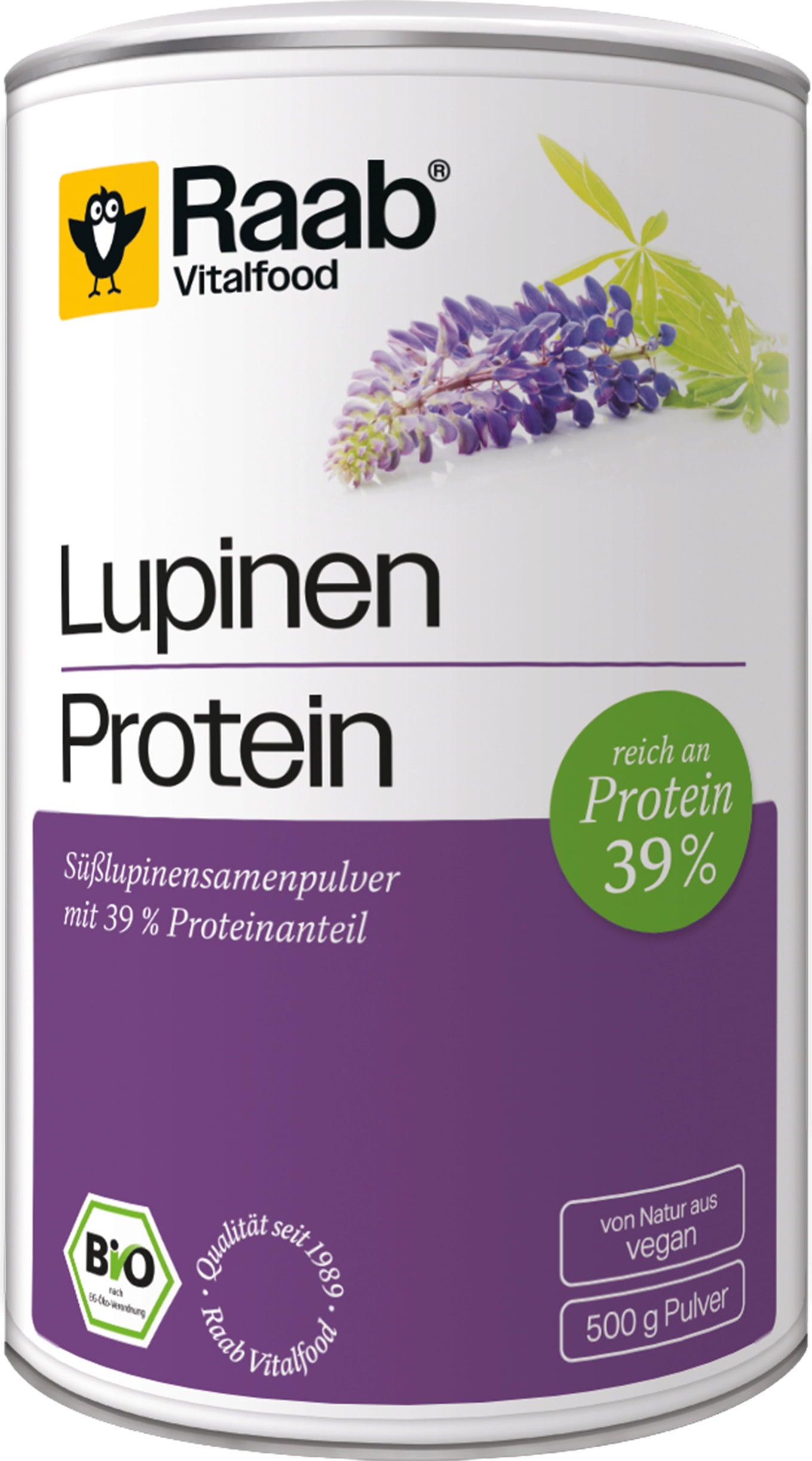 Raab Vitalfood Lupinen Protein Mehl Bio
