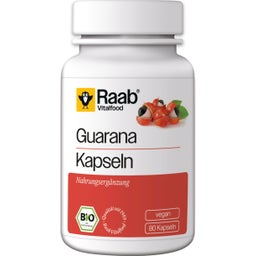 Raab Vitalfood Guarana Bio - 80 Kapseln